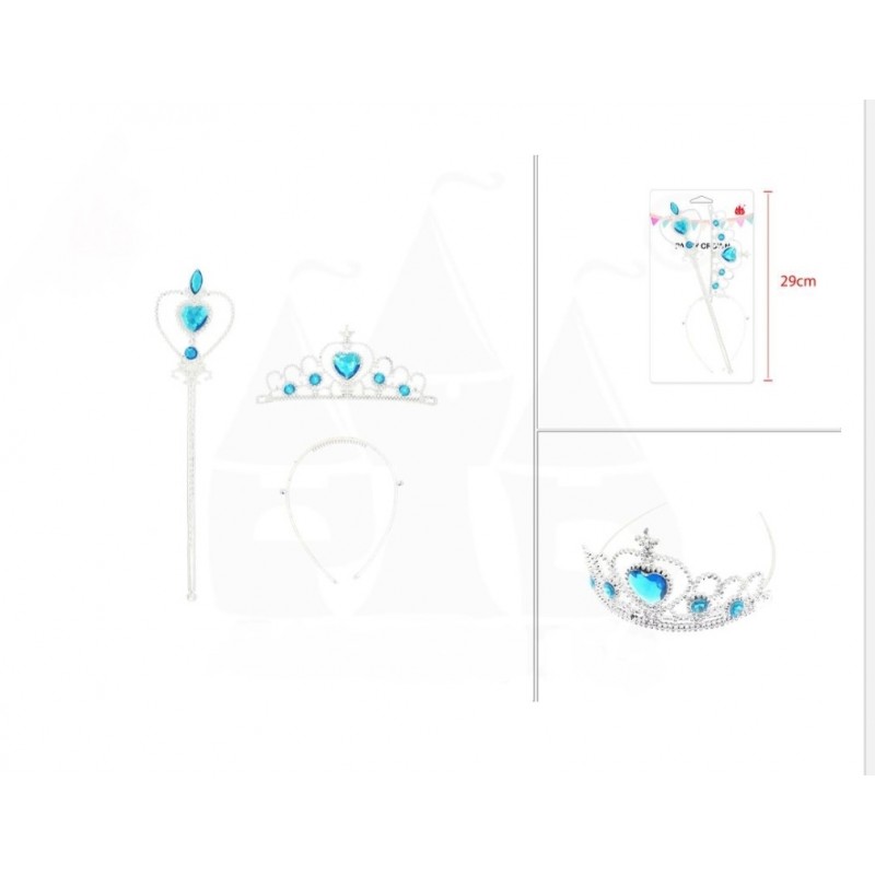 Conjunto Tiara y Varita Princesa del Frio