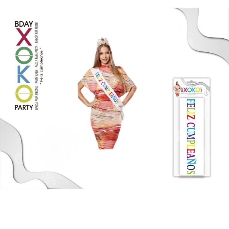 Banda Feliz Cumpleaños Colores