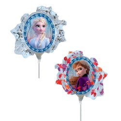 Globo Mini de Frozen 9" con Varilla