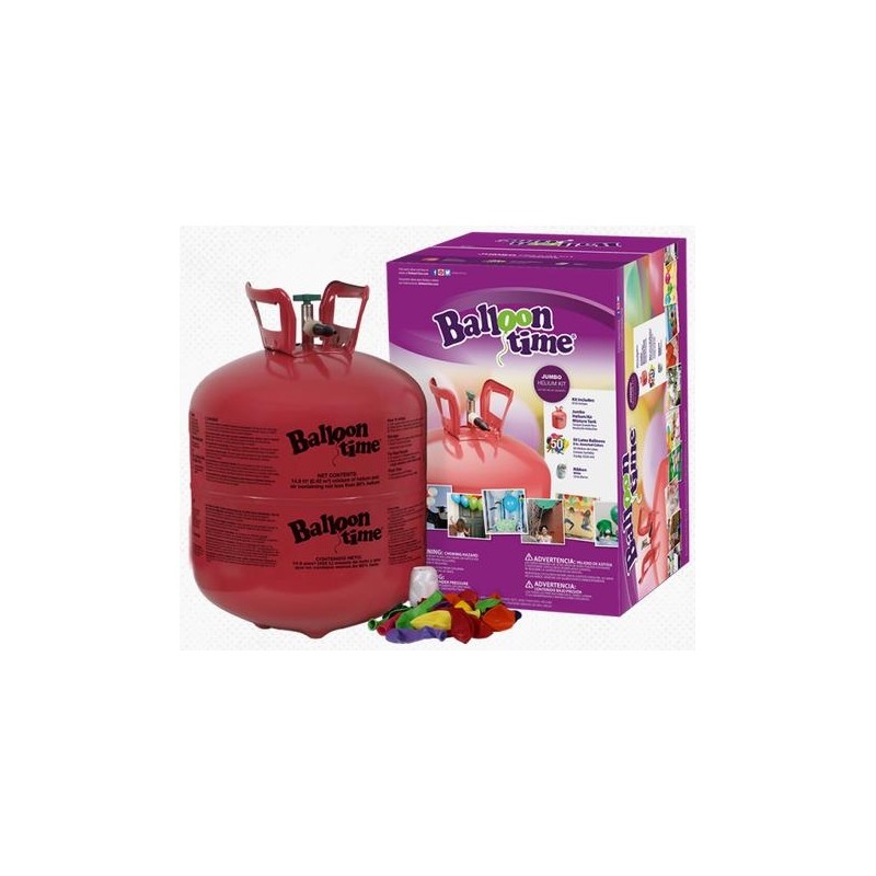 Bombona de Helio Grande Desechable 0.42 m³