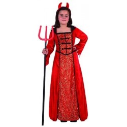 Disfraz de Demonia Largo para niña