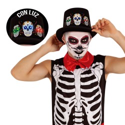 Sombrero de Copa Catrin con Luz de Led