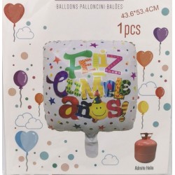 Globo Feliz Cumpleaños 45 cm.