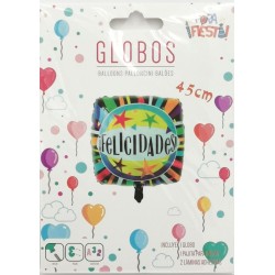 Globo Felicidades 45 cm.