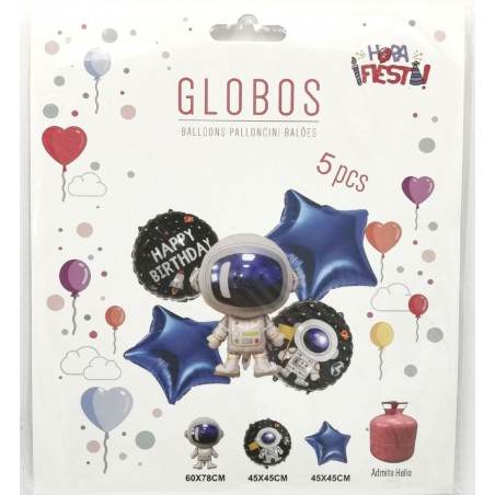 Globos Astronauta Conjunto...