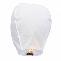 Farolillos Voladores Blancos