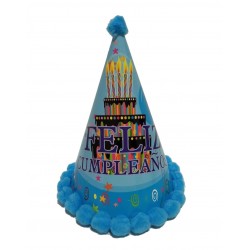 Gorro Feliz Cumpeaños 19 X 12 cm.