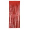Cortina Metalizada Roja 1x2,40 m.