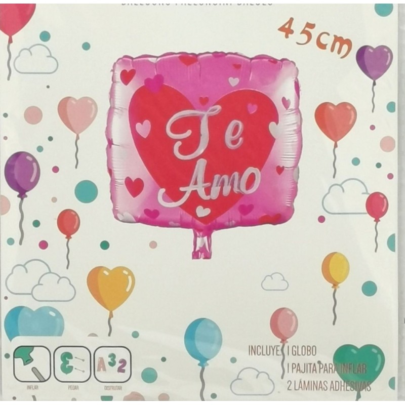 Globo Te Amo 45 cm.