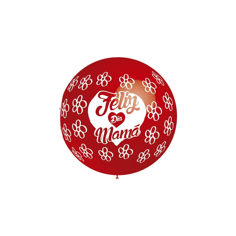 Globo Feliz Día Mamá 6 Unid.