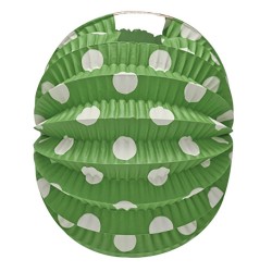 Farolillo Feria Verde Lunar Blanco 22 cm.