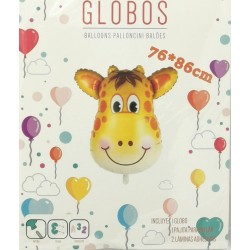 Globo Cabeza de Jirafa 75.5 x 70 cm.