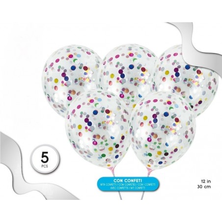 Globo Transparente Látex...