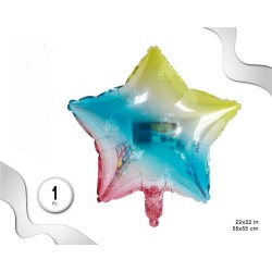 Globo Estrella Multicolor 45 cm.