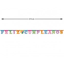 Guirnalda Feliz Cumpleaños 213 cm.