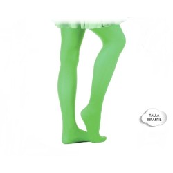 Panty Verde Infantil 40DEN