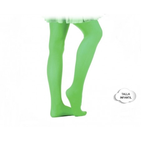 Panty Verde Infantil 40DEN
