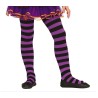 Panty Lila Rayas Infantil 5-9 años