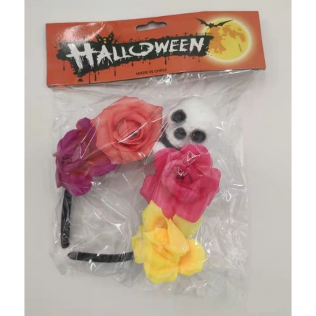 Diadema de Catrina Flores y...