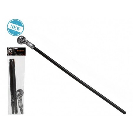 Bastón con Calavera 75 cm.