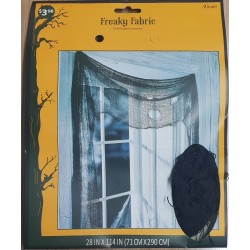 Tela Andrajosa Negra 290 x 71 cm.