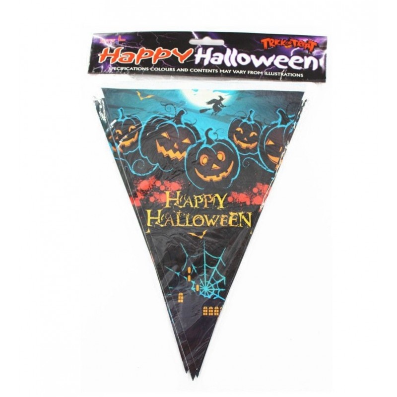Banderines Happy Halloween 2.5 m.