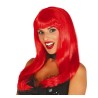 Peluca Melena Roja con Flequillo