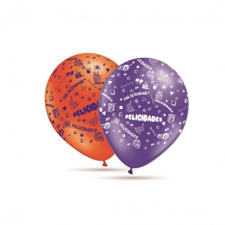 Globo Felicidades Látex 30...