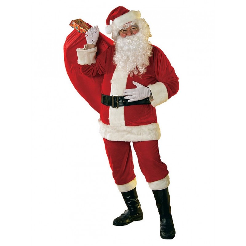 Disfraz de Papá Noel Premium para hombre