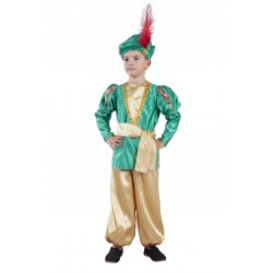 Disfraz de Paje Verde para niño