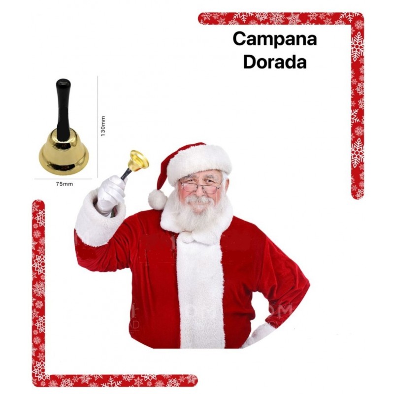 Campanilla de Navidad para Papa Noel