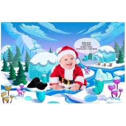 Disfraz de Papa Noel para Bebé