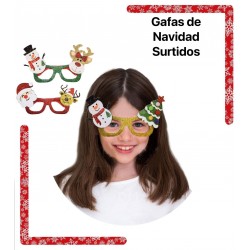 Gafas con Figuras de Navidad