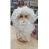 Peluca con Barba Blanca para Papá Noel y Rey Mago