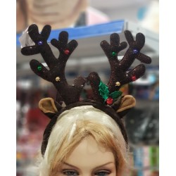 Diadema de Reno con Cascabeles