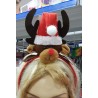 Diadema con Cabeza de Reno y Gorro Papa Noel