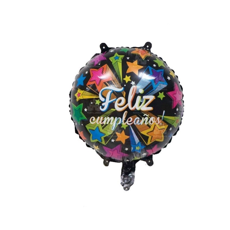 Globo Feliz Cumpleaños Poliamida 45 cm.