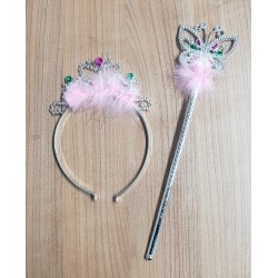 Conjunto Diadema y Varita