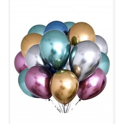 Globos Espejo Colores 50 Unid.