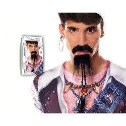 Perilla de Pirata con Trenzas