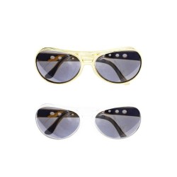 Gafas de Elvis Plata y Oro