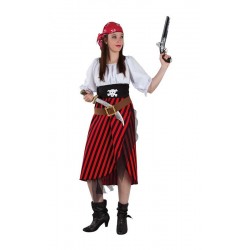Disfraz de Pirata Bucanera para mujer