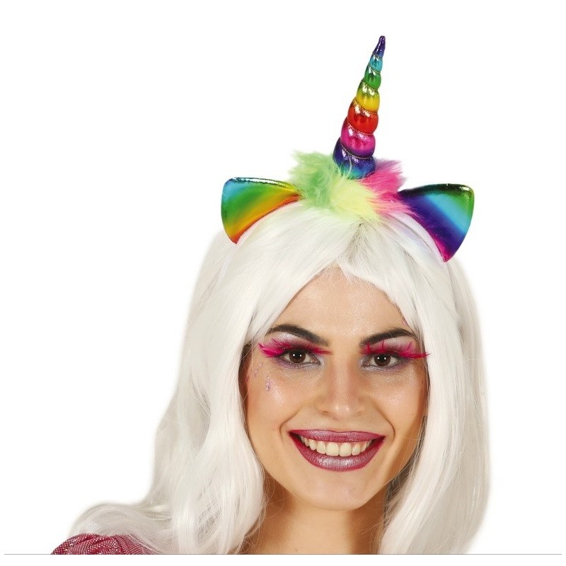 Diadema de Unicornio Multicolor