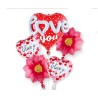 Set de Globos Love You 5 Piezas