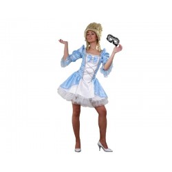 Disfraz de Lady Versalles azul para mujer