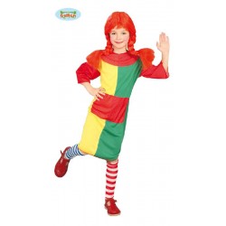 Disfraz de Pípi para niña