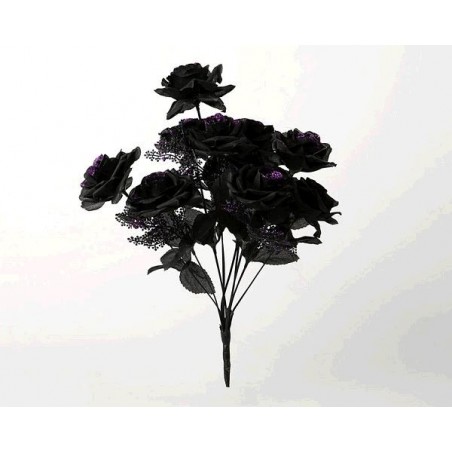 RAMO ROSAS NEGRAS 38X21 CM.