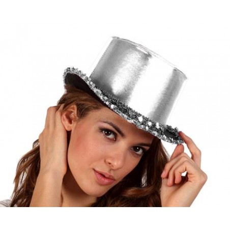 SOMBRERO CHISTERA PLATEADA