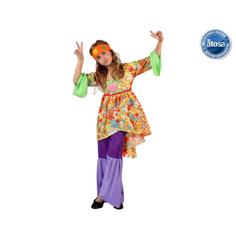 Disfraz de Hippie para niña