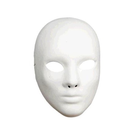 MASCARA BLANCA PARA PINTAR